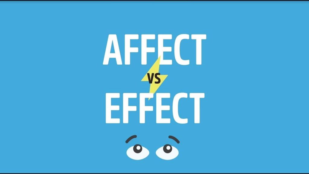 تفاوت effect و affect